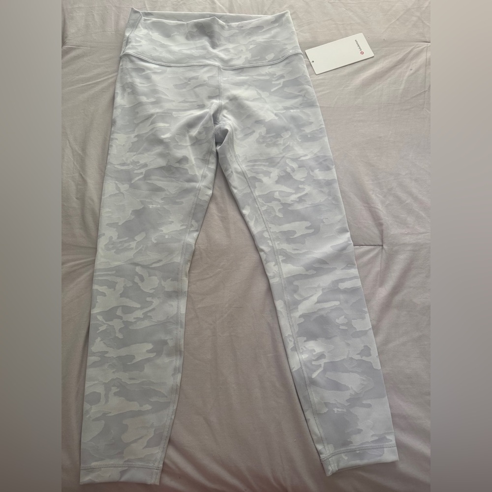 lululemon athletica Gray Camo Leggings